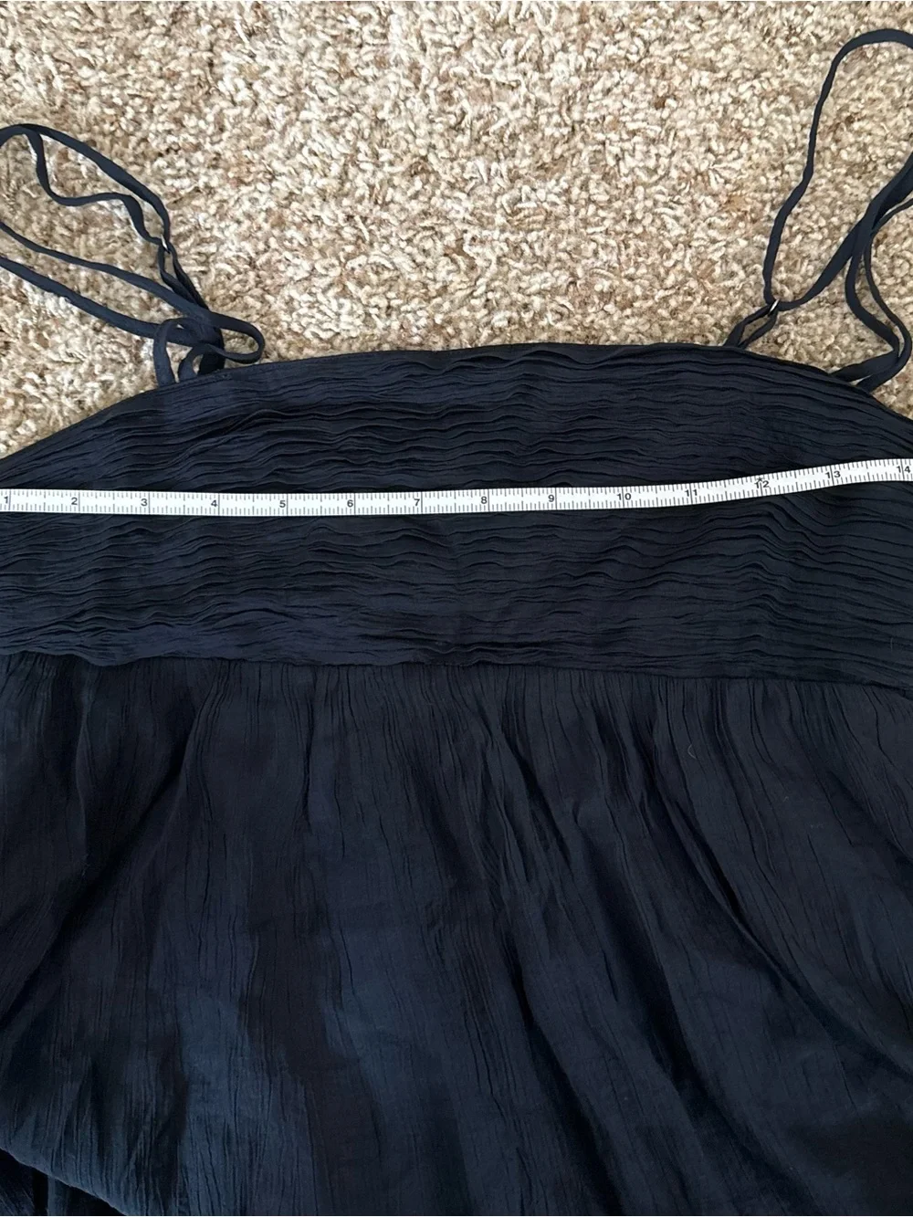NWOT Abercrombie & Fitch size Medium Black Strappy Maxi Dress